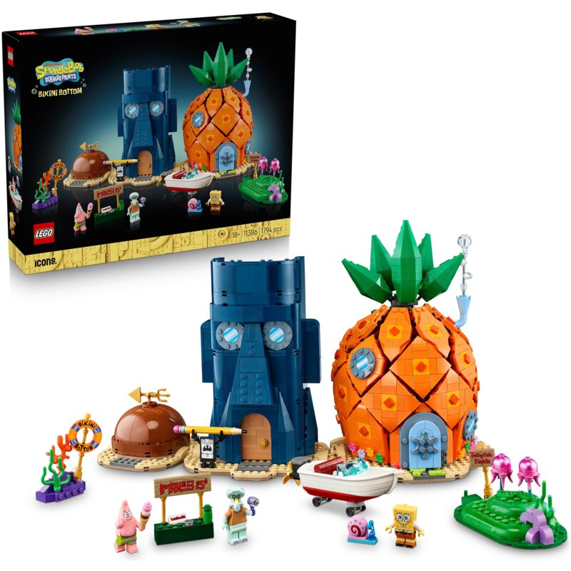 LEGO 11386 Icons SpongeBob Kanciastoporty: Bikini Dolne
