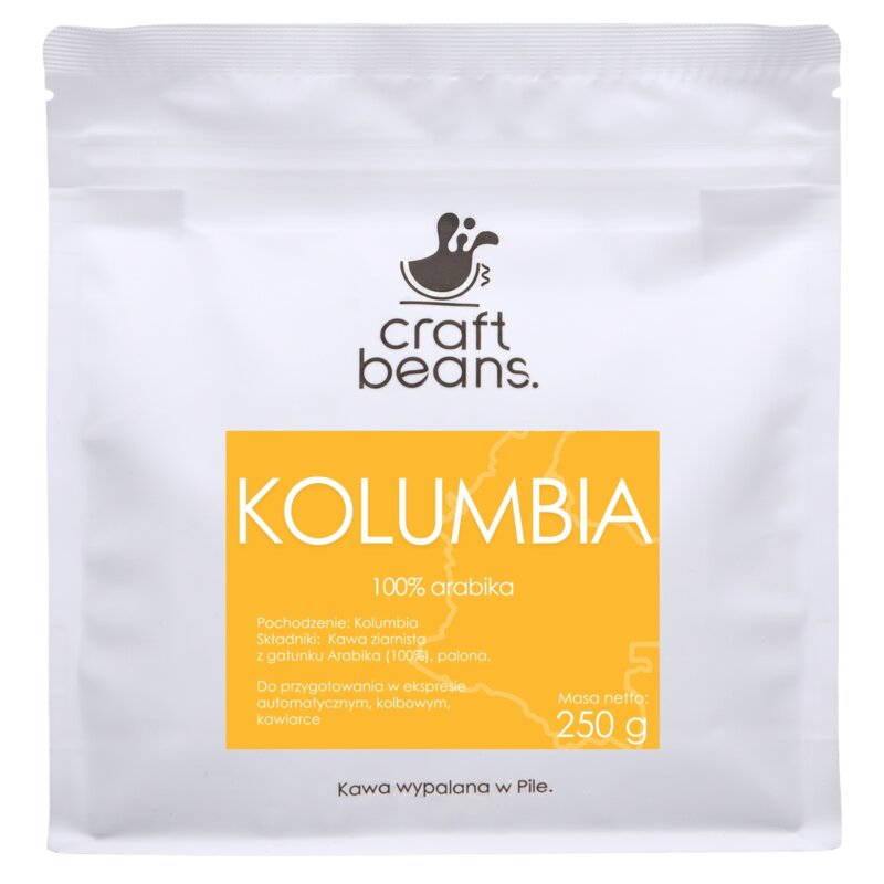 Kawa ziarnista CRAFT BEANS Kolumbia 250 g