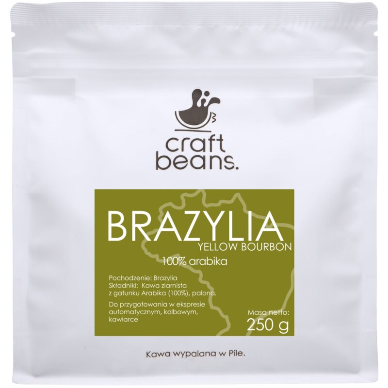 Kawa ziarnista CRAFT BEANS Brazylia Yellow Bourbon 250 g