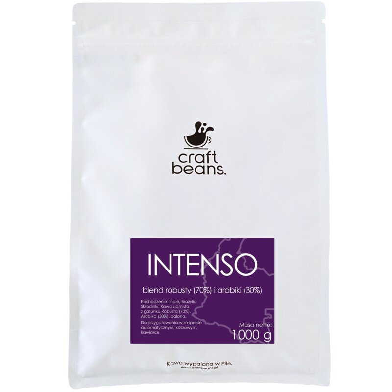 Kawa ziarnista CRAFT BEANS Intenso 1 kg