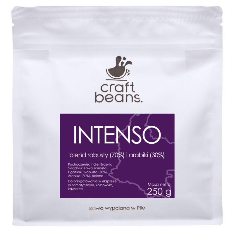 Kawa ziarnista CRAFT BEANS Intenso 250 g