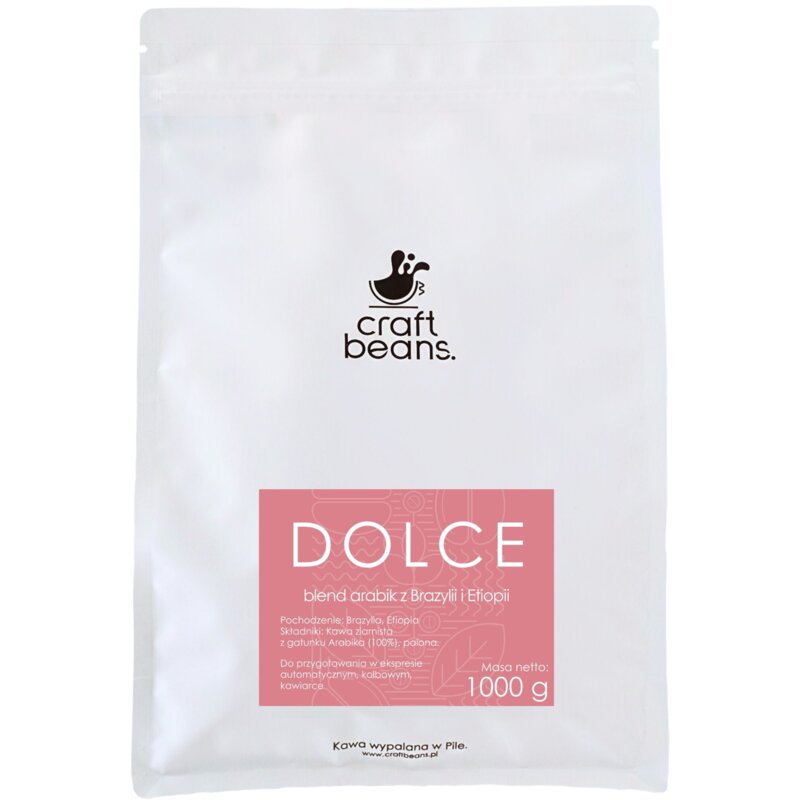 Kawa ziarnista CRAFT BEANS Dolce 1 kg