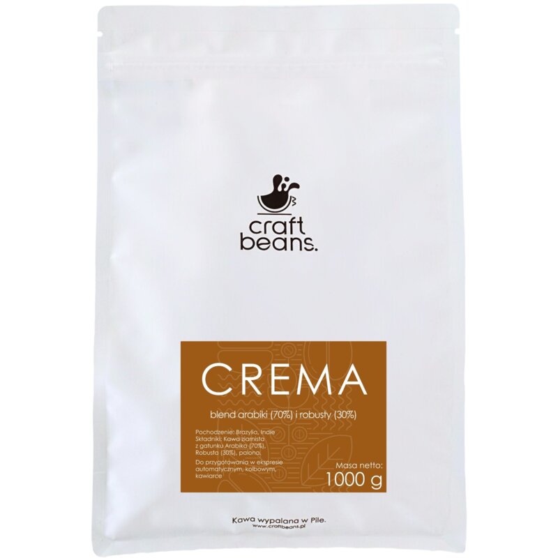 Kawa ziarnista CRAFT BEANS Crema 1 kg