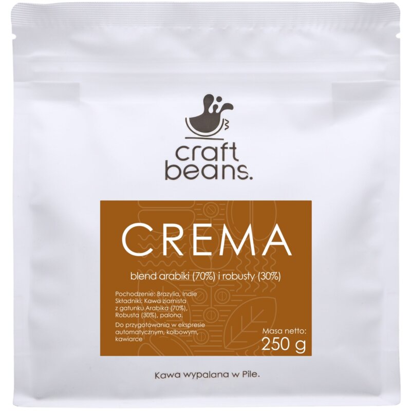 Kawa ziarnista CRAFT BEANS Crema 250 g