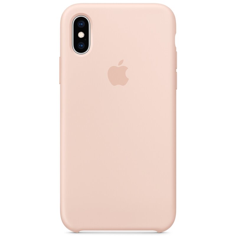 Etui APPLE Silikonowe do Apple iPhone Xs Max Różowy
