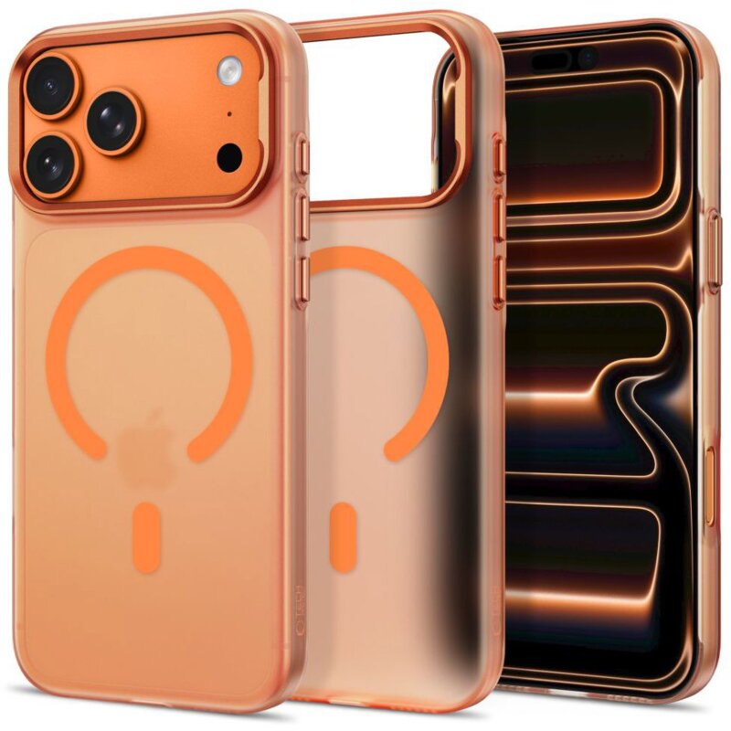 Tech-Protect MagZero Magsafe do iPhone 18 Pro / 17 Pro Matowy Pomarańczowy