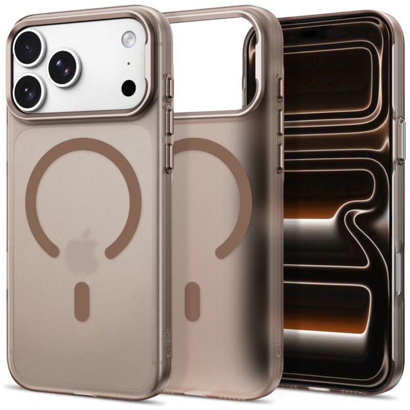 Tech-Protect MagZero MagSafe do iPhone 18 Pro / 17 Pro Matowy Złoty Pustynny