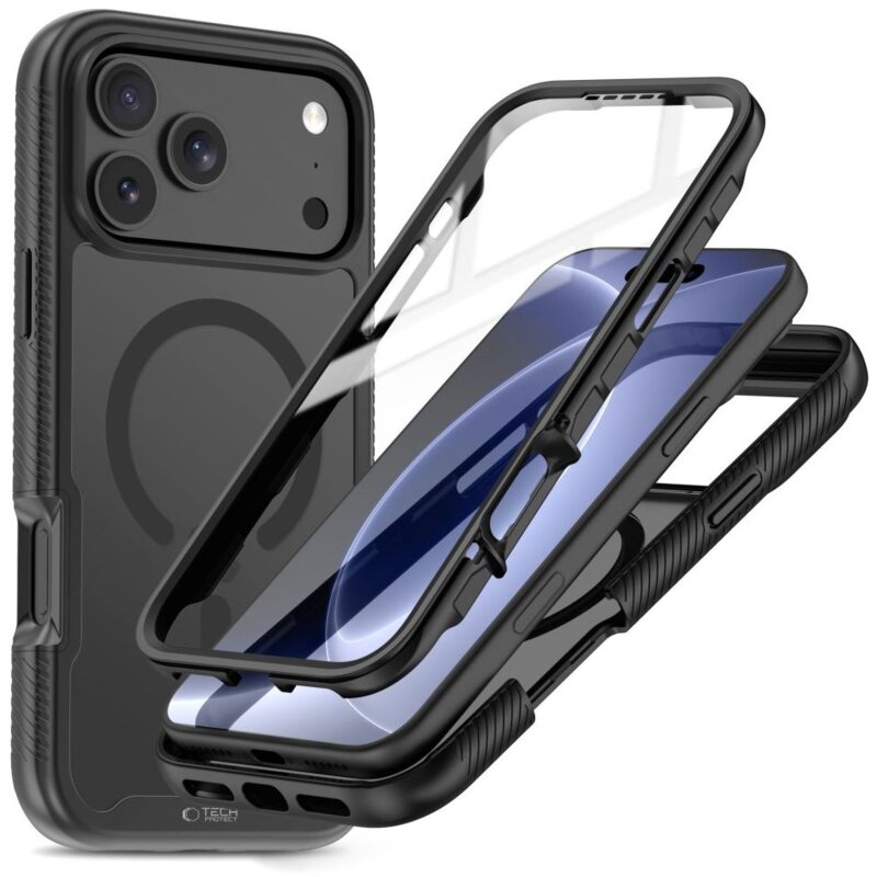 Tech-Protect Defense Magsafe do iPhone 18 Pro Max / 17 Pro Max Czarny