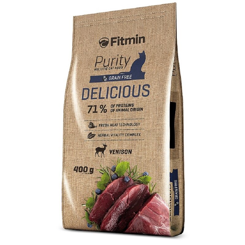 Karma dla kota FITMIN Cat Purity Delicious Dziczyzna 400 g