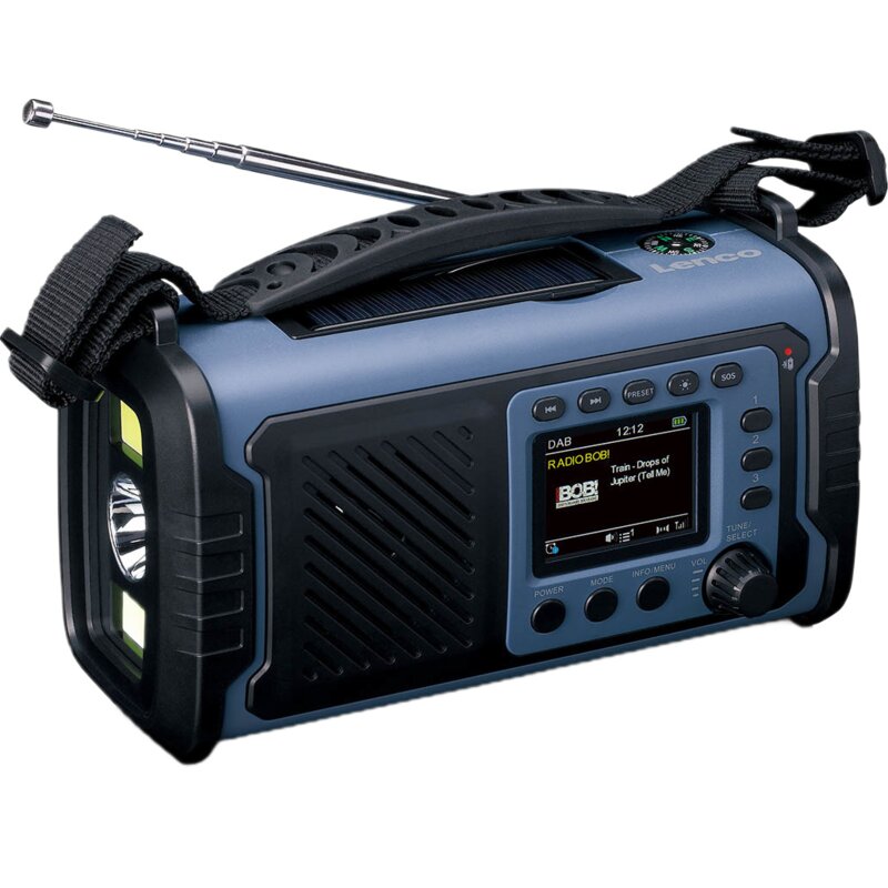 Radio LENCO PDR-255BU Przenośne Niebieski