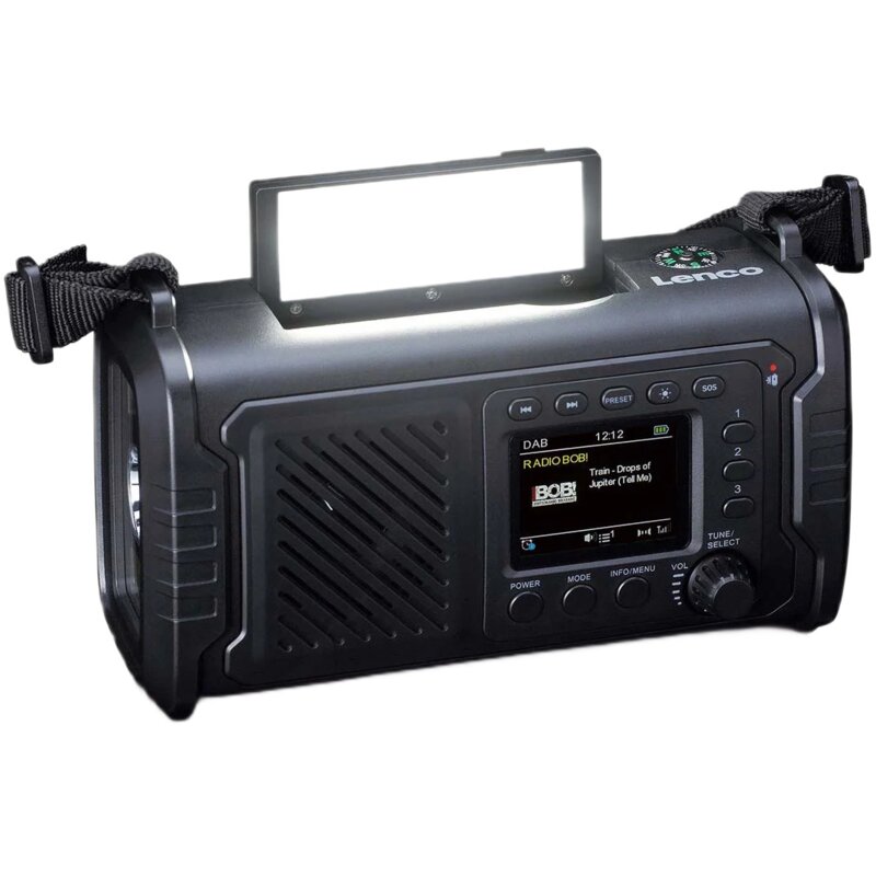 Radio LENCO PDR-055BK Przenośne Czarny