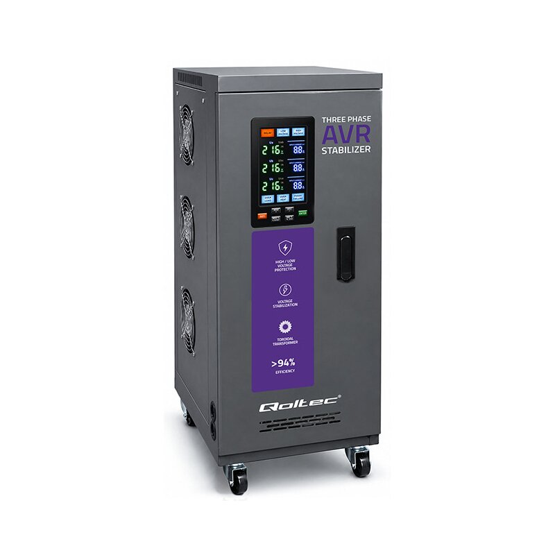 Stabilizator napięcia QOLTEC 51906 10000VA 8000W