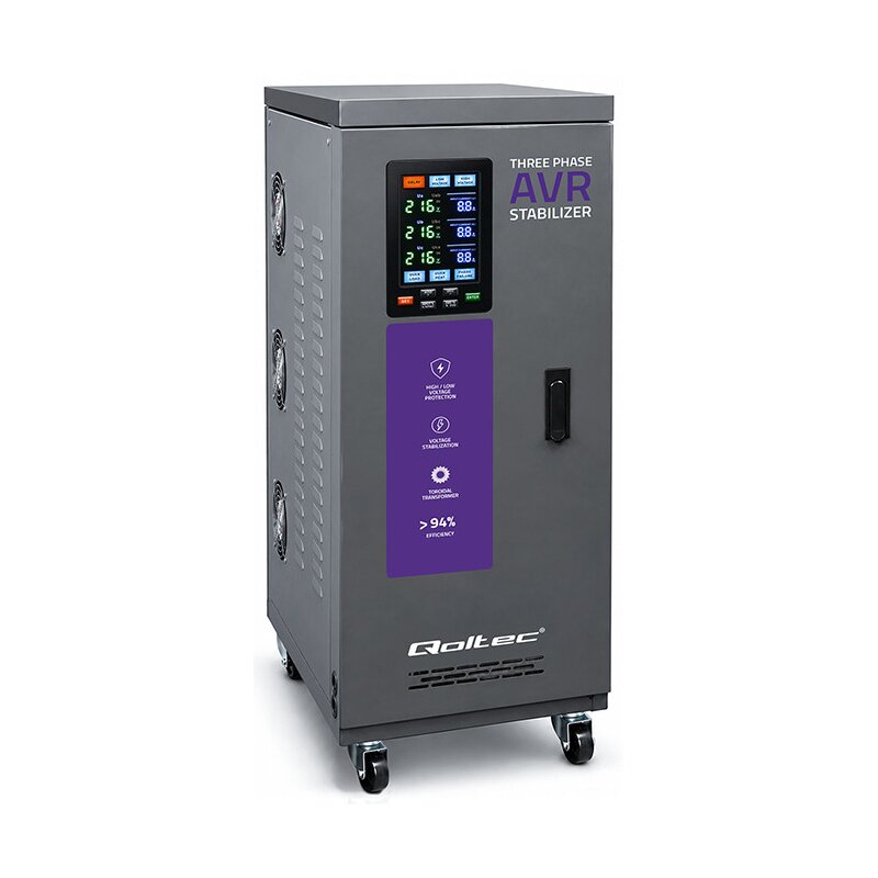 Stabilizator napięcia QOLTEC 51909 30000VA 24000W