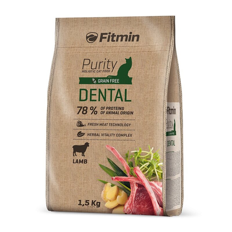 Karma dla kota FITMIN Cat Purity Dental Jagnięcina 1.5 kg