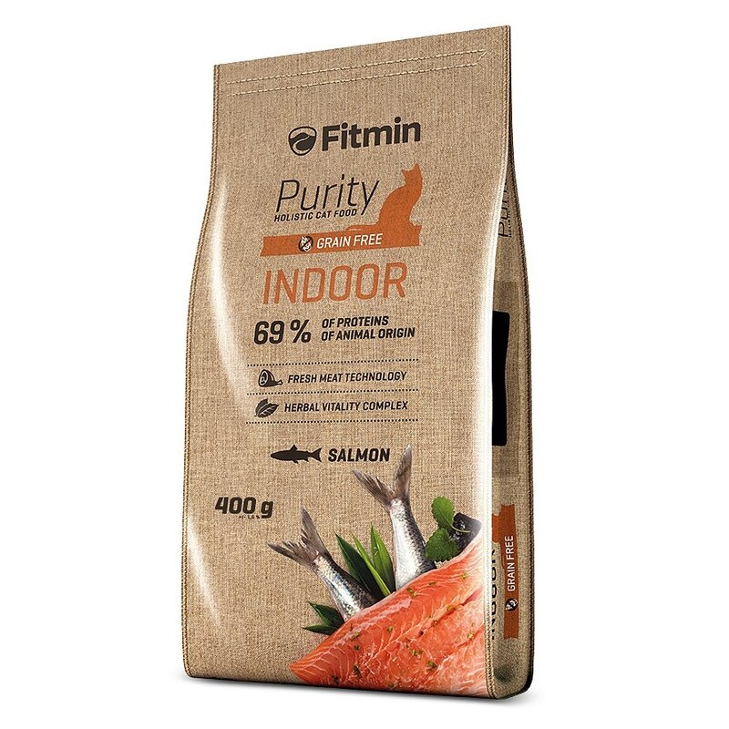 Karma dla kota FITMIN Purity Indoor Ryba 400 g