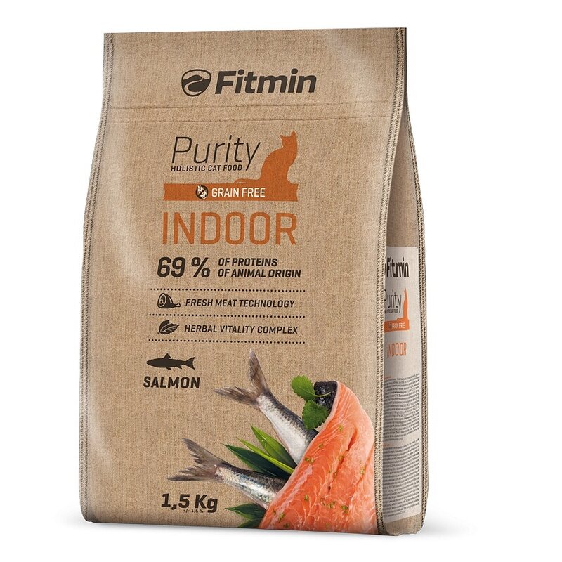 Karma dla kota FITMIN Purity Indoor Ryba 1.5 kg