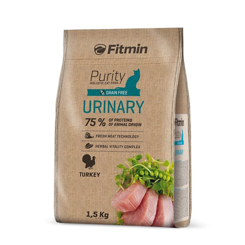 Karma dla kota FITMIN Cat Purity Urinary Indyk 1.5 kg