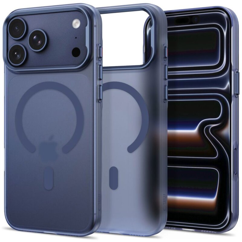 Tech-Protect MagZero MagSafe do iPhone 18 Pro / 17 Pro Matowy Ciemny Niebieski