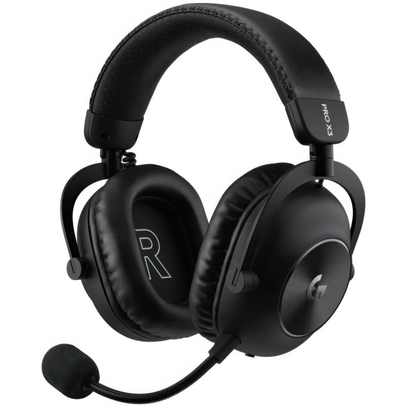 Logitech G Pro X3 Lightspeed Nauszne Czarny