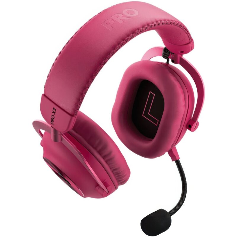 Logitech G Pro X3 Lightspeed Nauszne Magenta