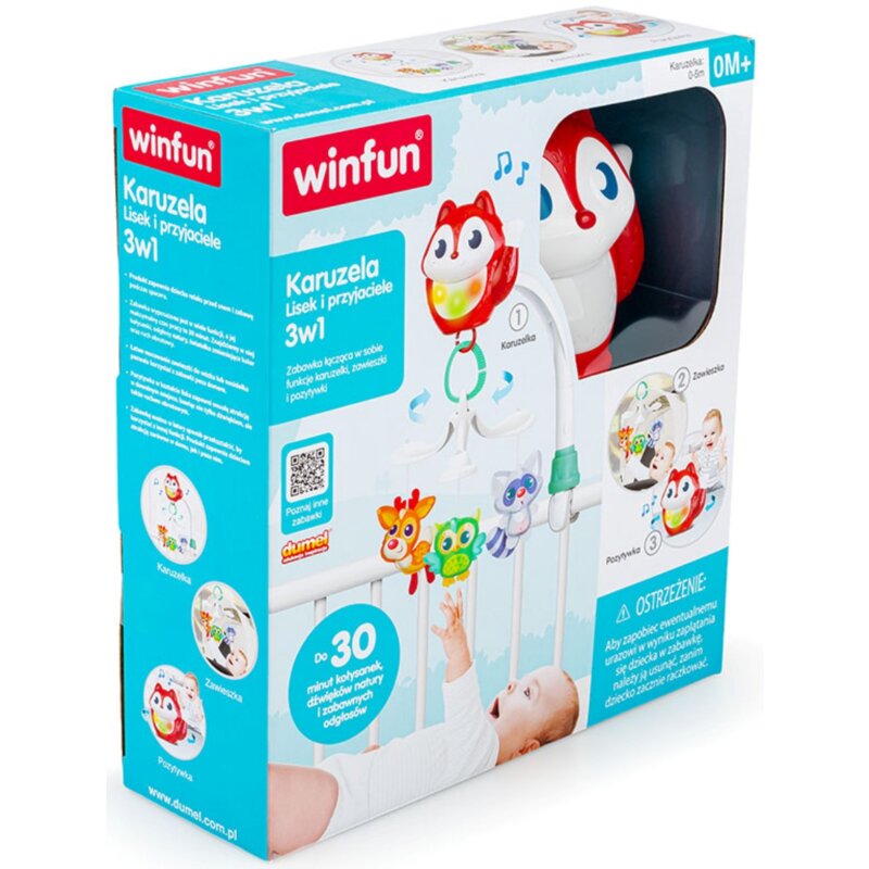 Karuzela DUMEL Winfun Lisek i Przyjaciele 3w1 WF 30403