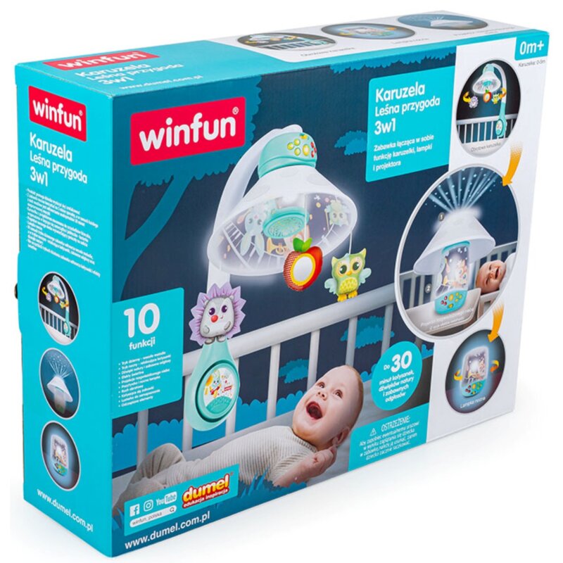 Karuzela DUMEL Winfun Leśna Przygoda 3w1 WF 30402