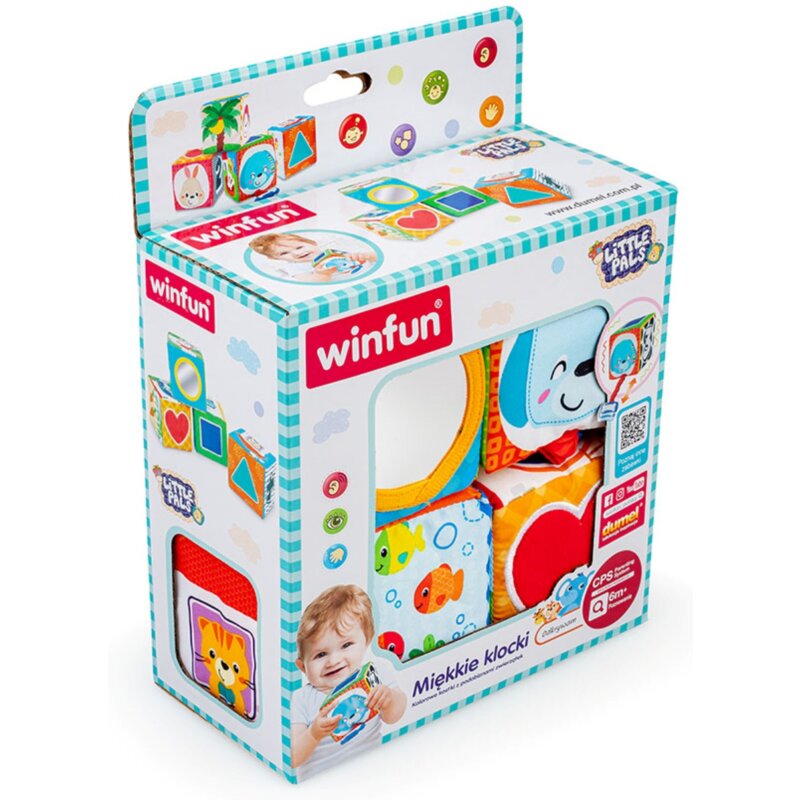 Zabawka DUMEL Winfun Miękkie klocki WF 30404
