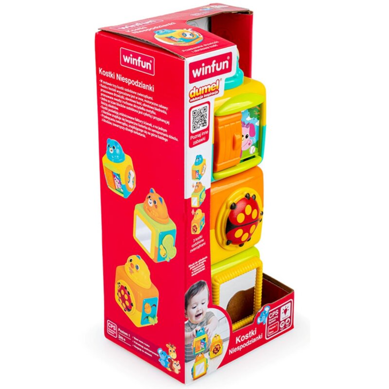 Zabawka edukacyjna DUMEL Winfun Kostki Niespodzianki WF 30408