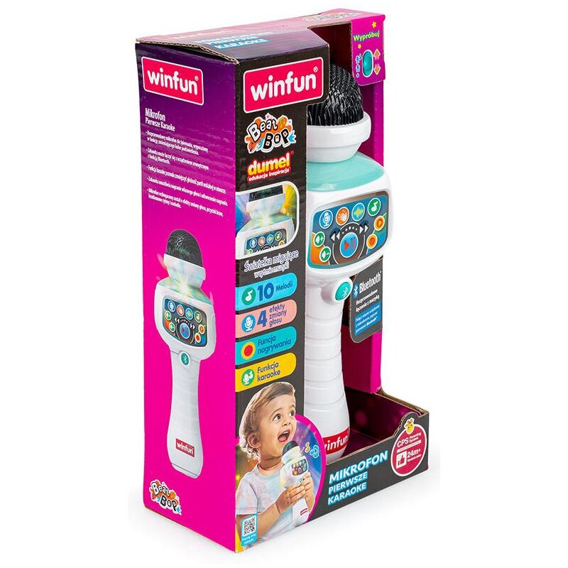Zabawka mikrofon DUMEL Winfun Pierwsze Karaoke WF30411