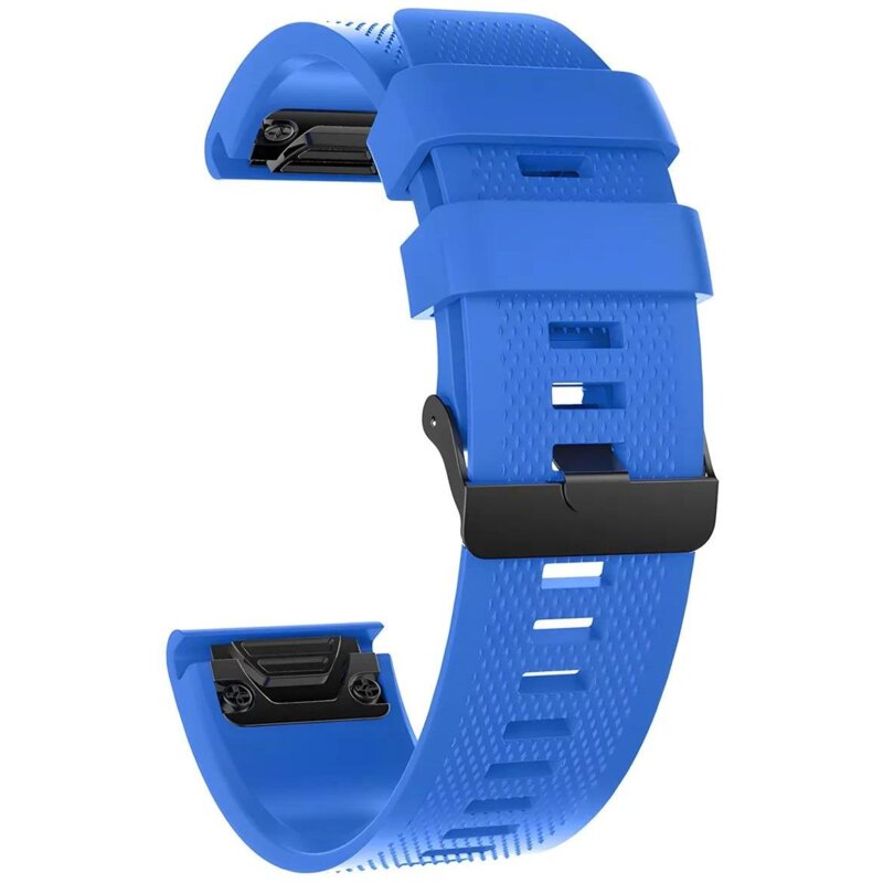Pasek BIZON Strap Watch Silicone Plus do Garmin QuickFit (szerokość paska 26 mm) Szafirowy