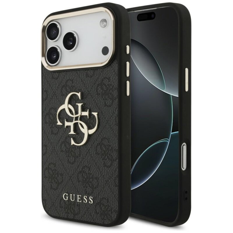 Etui GUESS 4G Big 4G Classic Logo do Apple iPhone 17 Pro Max/18 Pro Max Czarny