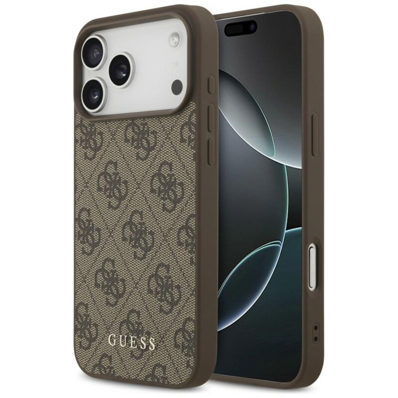 Etui GUESS 4G Classic do Apple iPhone 17 Pro Max/18 Pro Max Brązowy