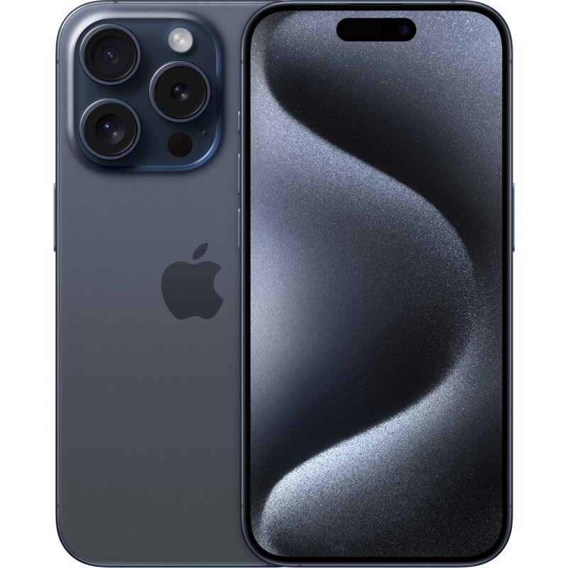 Smartfon APPLE iPhone 15 Pro 5G 128GB 6.1" 120Hz Tytan błękitny (Stan Bardzo dobry)