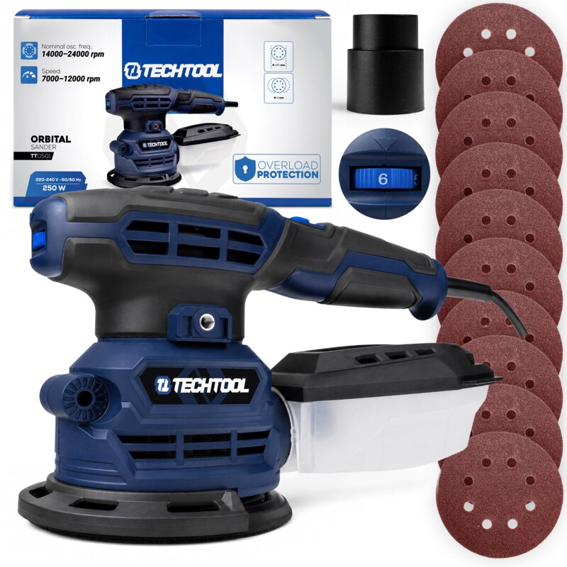 Szlifierka mimośrodowa TECHTOOL TTOS01