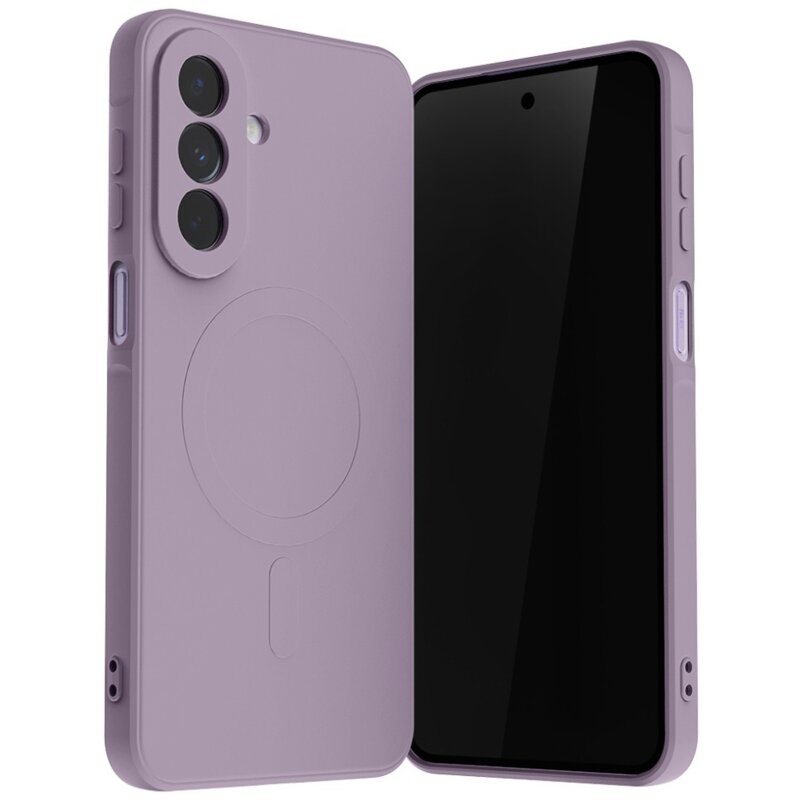 Etui MERCURY Semi-Silicone MagSafe do Samsung Galaxy A27 Lawendowa szarość