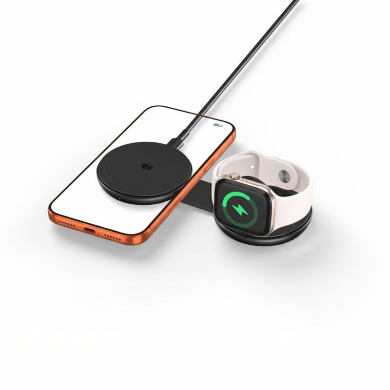 Ładowarka indukcyjna TECH-PROTECT A55 2w1 25W Magnetic Czarny