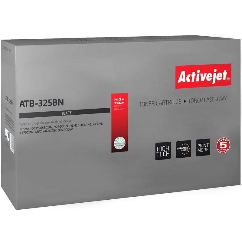 Activejet ATB-325BN Toner do drukarki Brother, Zamiennik Brother TN-325BK; Supreme; 4000 stron; czarny.