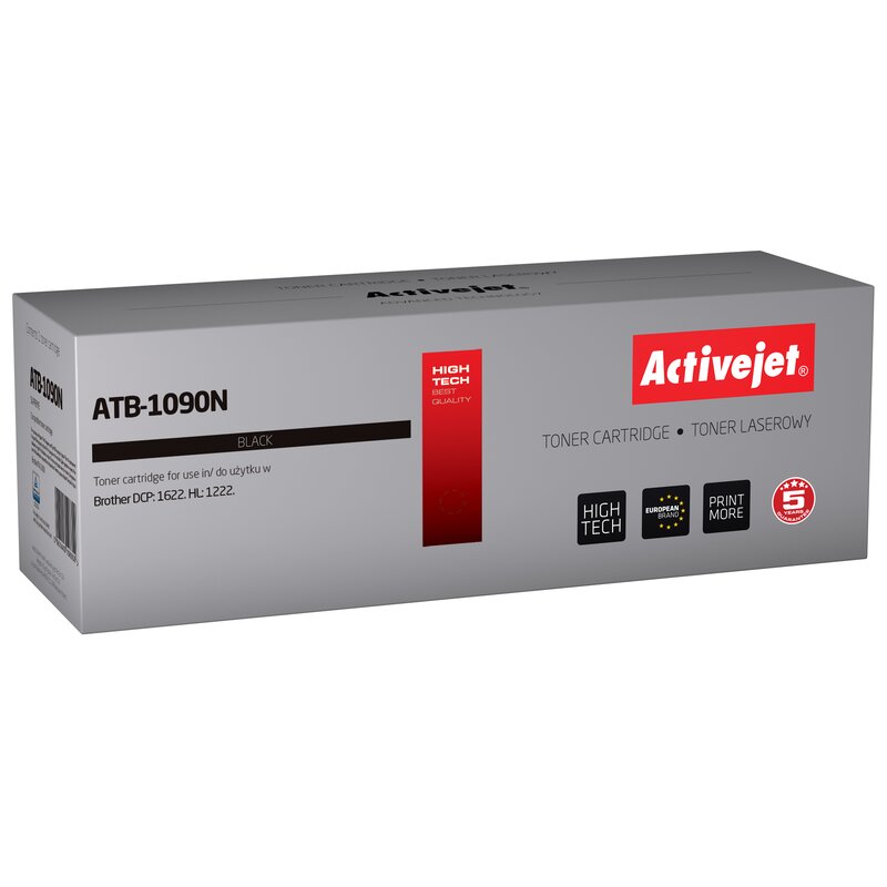 Activejet ATB-1090N Toner do drukarki Brother, Zamiennik Brother TN-1090 TN1090; Supreme; 1500 stron; czarny.