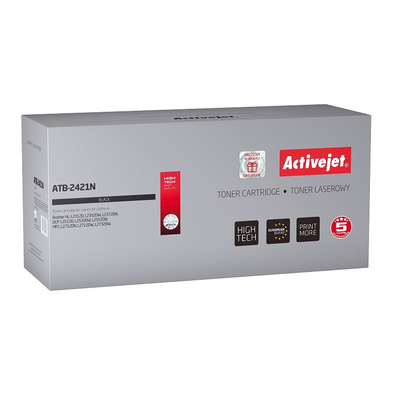Toner ACTIVEJET do Brother TN-2421 ATB-2421N Czarny