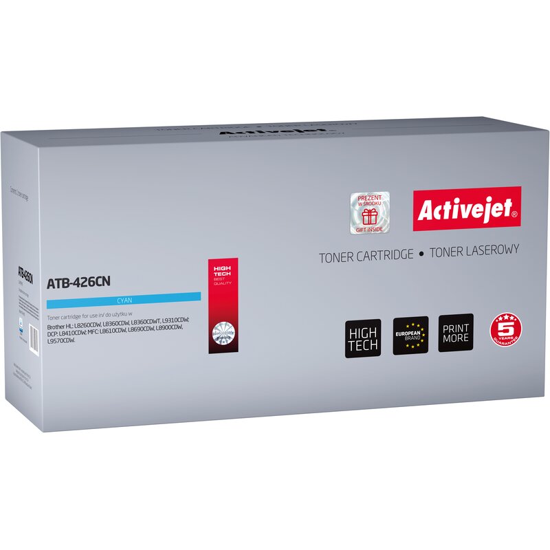 Toner ACTIVEJET do Brother TN-426C ATB-426CN Błękitny