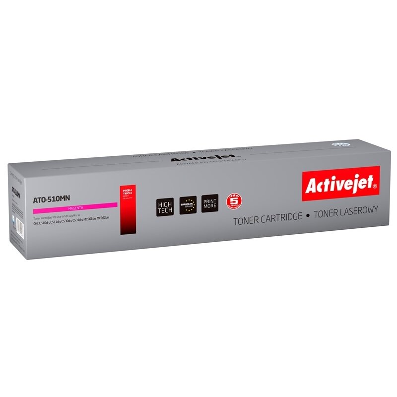 Activejet ATO-510MN Toner do drukarki OKI, Zamiennik OKI 44469723;  Supreme;  5000 stron;  purpurowy.
