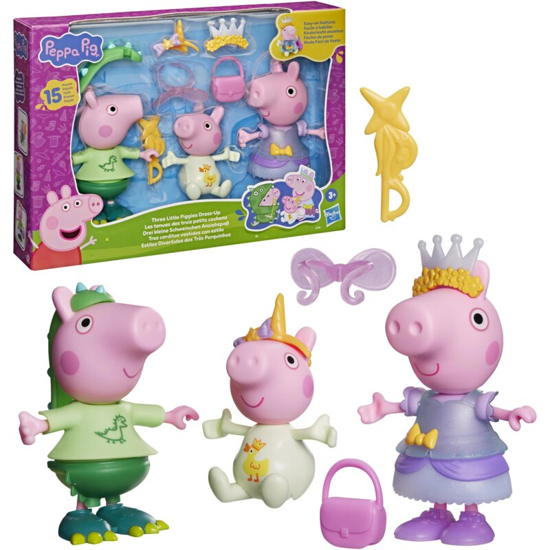 Zestaw figurek HASBRO Świnka Peppa Przebieranki Trzech Małych Świnek G25085L0