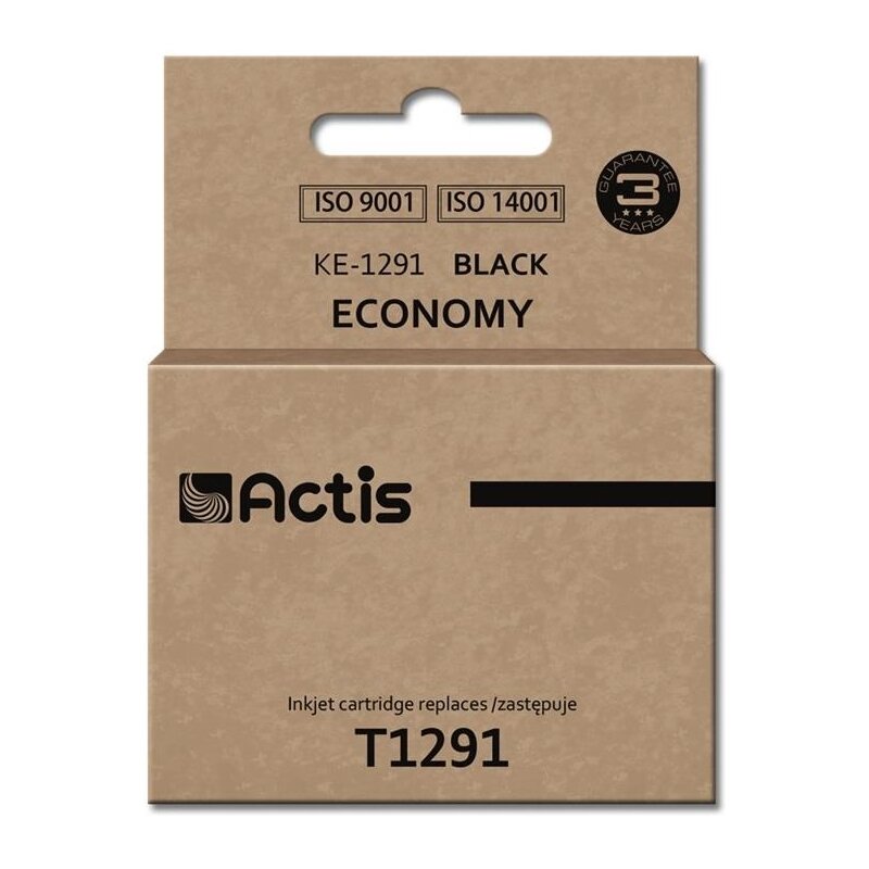 Actis KE-1291 Tusz do drukarki Epson, Zamiennik Epson T1291; Standard; 18 ml; czarny.