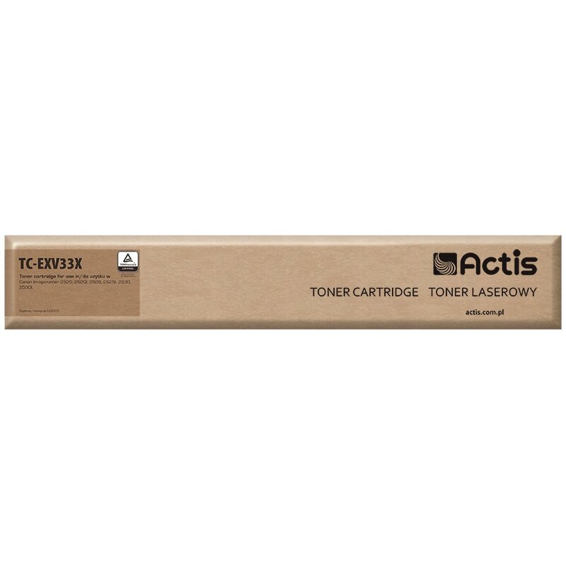 Actis TC-EXV33X Toner do drukarki Canon, Zamiennik Canon C-EXV33; Standard; 14600 stron; czarny.