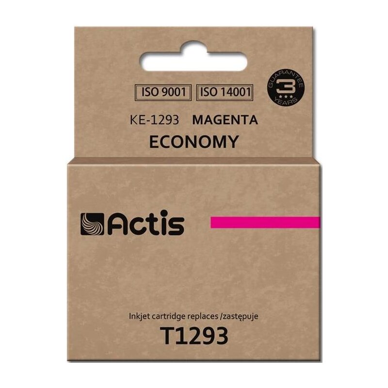 Actis KE-1293 Tusz do drukarki Epson, Zamiennik Epson T1293; Standard; 15 ml; purpurowy.