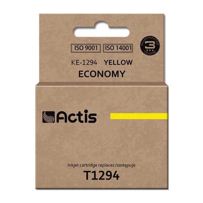 Actis KE-1294 Tusz do drukarki Epson, Zamiennik Epson T1294; Standard; 15 ml; żółty.