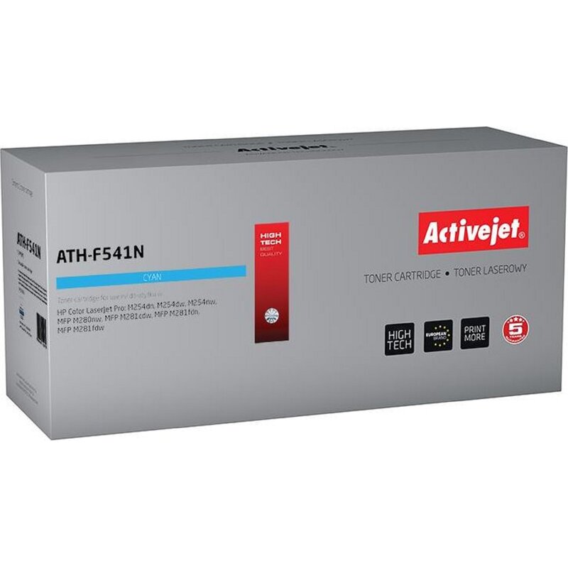 Activejet ATH-F541N Toner do drukarki HP, Zamiennik HP 203A HP203A CF541A CRG 054 C CRG054; Supreme; 1300 stron; błękitny