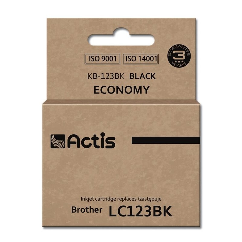Tusz ACTIS do Brother LC-123BK / LC-121BK Czarny 15 ml KB-123BK