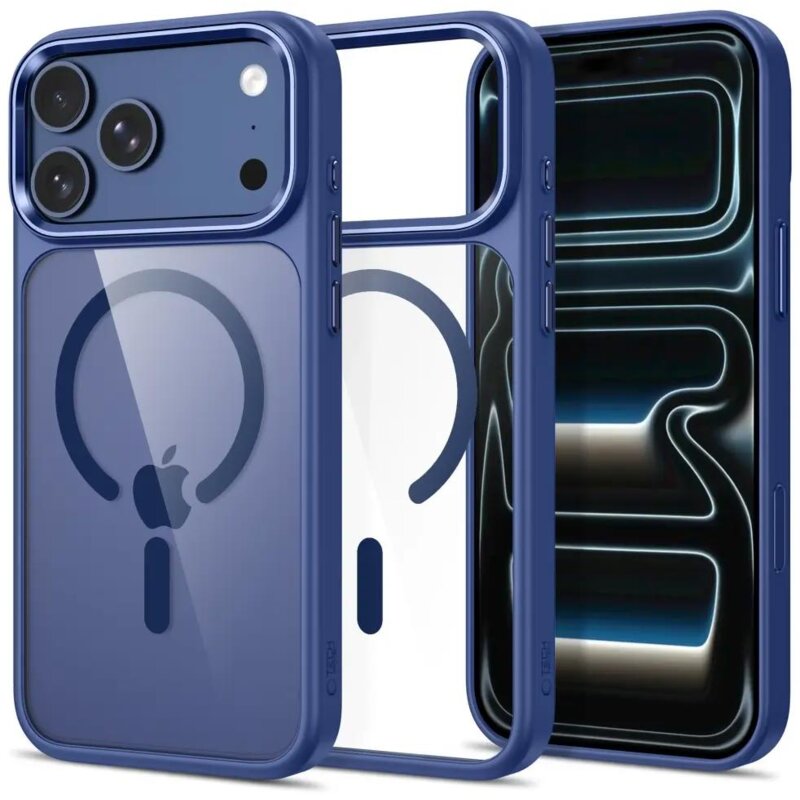 Tech-Protect MagMat MagSafe CC do IPhone 18 Pro Max / 17 Pro Max Ciemnoniebieski