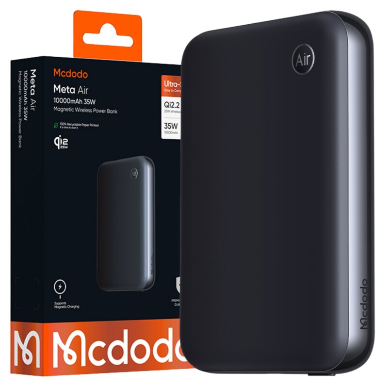 Mcdodo Powerbank Magsafe 10000Mah Do Telefonu Szybkie Ładowanie Kabel USB-C